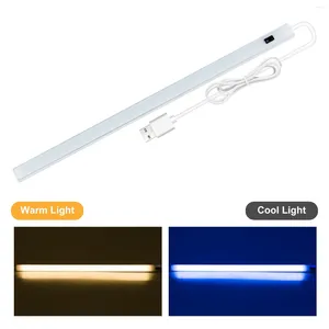 Bolsas de almacenamiento 5V LED Strip Led Desk Sweet Sweet Sweet Sensor de movimiento Sala de estudio debajo del gabinete luces de cocina 30 cm Luz caliente