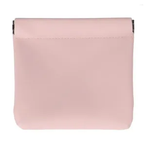 Sacs de rangement Sac à dos pagaye d'ensemble de petits pochettes d'organisateur de fermeture en faux cuir pour le maquillage bijoux électronique mini-femmes