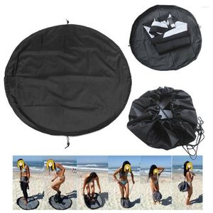 Bolsas de almacenamiento Playa Surf Natación Ropa Traje de neopreno Bolsa Traje de buceo Estera de cambio rápido Cubierta impermeable