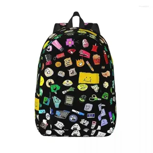 Bolsas de almacenamiento BFB y TPOT Battle Dream Island Mochila de dibujos animados para niño niña niños estudiante escuela mochila mochila preescolar bolsa primaria