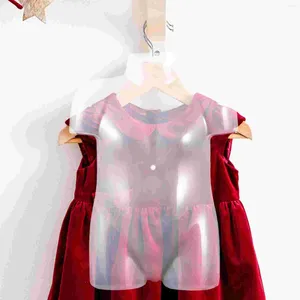 Bolsas de almacenamiento Mannequín de plástico Mannequin Baby Model Vestidos de perchas de la ropa Mini Cuerpo de niños pequeños
