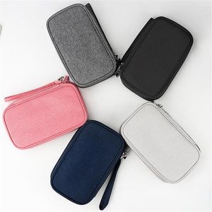 Bolsas de almacenamiento Estuche USB digital electrónico Cable portátil Bolsa de viaje Bolsa de accesorios para cargador de cable Disco duro de alimentación