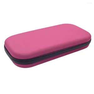 Sacs de rangement EVA Hard Shell Portable Stéthoscope Box Carry Travel Case Sac pour stylo Organisateur Pincettes Ruban Rose
