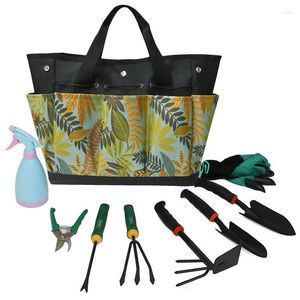 Sacs de rangement Home Tool Bag Garden Case Tote Pouch With Large Capacity 2 Side Pockets 6 Rectangle For Patios