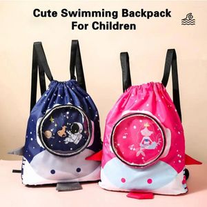 Bolsas de almacenamiento Bolsa para natación para niños con separación seca para niños Piscina para niñas Piscina impermeable Mochila para niños Suministros para niños