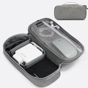 Sacs de rangement pour ordinateur portable alimentation câble organisateur sac numérique accessoires paquet valise Zip Portable