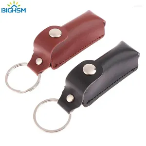 Sacs de rangement en cuir U disque pochette clé porte-anneau clé USB sac clé USB housse de protection clé mémoire étui 9 3.2 cm
