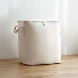 Sacs de rangement Oxford tissu couette sac pliable vêtements emballage avec fermeture à glissière bidirectionnelle poignée de bagage Portable pour la maison