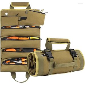 Sacs de rangement Rollable Multi-Purpose Tool Ulti Pocket Hardware Tools Pouch Organisateur portable professionnel Roll Up Petit sac de haute qualité