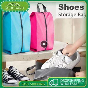 Bolsas de almacenamiento bolsas de zapatos prácticas y confiables impermeables cúbicos altamente elogiado poliéster innovador nylon portátil