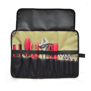 Sacs de rangement Organisateur de rouleau d'outils multiples poches de sac à sac / pince pour artisan