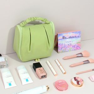Storage Bags Waterproof Nylon Travel Organizer Bag Unisex Women Cosmetic Hangable Makeup Washing Toiletry Kits