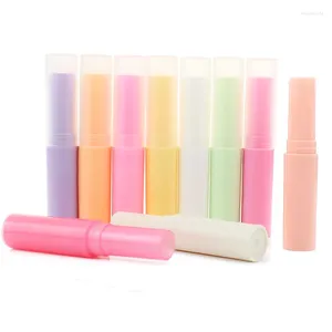 Bouteilles de stockage 100 pcs/lot Tube de rouge à lèvres en plastique vide 4g Tubes de brillant à lèvres contenants cosmétiques en gros 4 ml emballage pour le maquillage de bricolage