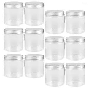 Bouteilles de stockage 12 pièces couvercle en aluminium Mason pots miel scellé récipient alimentaire avec ensemble de boîtes de ménage