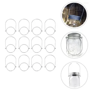 Botellas de almacenamiento 12 PCS Manon Jar Many Light Solar Hooks únicos Suministros de jardín al aire libre Hanger Decorative Hanger