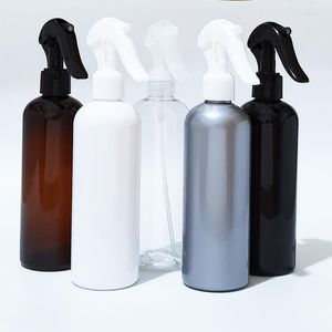 Bouteilles de stockage 20pcs 300ml Bouteille en plastique transparent noir Récipient en PET vide avec pompe de pulvérisateur à gâchette utilisée pour l'eau de soins de la peau