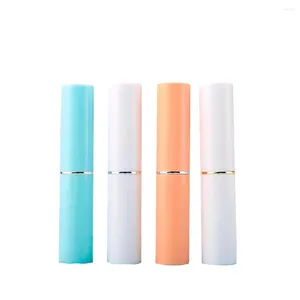 Bouteilles de stockage 3g vide en plastique PP japonais de haute qualité blanc bleu Orange Tube de rouge à lèvres rond 50pcs