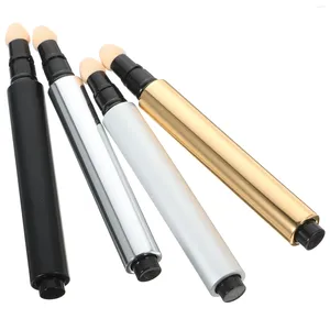 Bouteilles de stockage 4 PCS Press Pen DIY Correcteur Tube Femelle Conteneur Vide Cosmétiques Couverture Complète Poudre Fondation Pressage Liquide