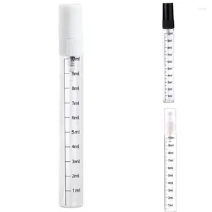 Bouteilles de rangement 5/10 ml Refipillable Transparent Glass Perfumes atomizer avec échelle