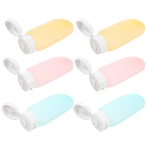 Bouteilles de rangement 6 pcs Produit de soins de la peau