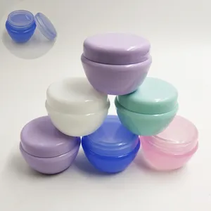 Bouteilles de stockage 6 pièces 10g vides en plastique, Pots cosmétiques de voyage, conteneur de maquillage, flacons portables, Pots d'échantillon de crème pour le visage, boîtes de Gel