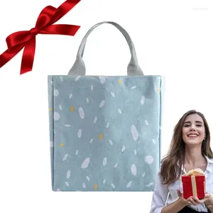 Botellas de almacenamiento Bolsas de almuerzo Contenedor Bolsa de asas con aislamiento térmico con asa reforzada para la escuela Picnic Camping y trabajo