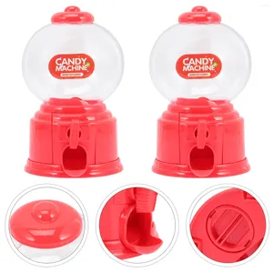 Botellas de almacenamiento Mini Máquina de azúcar de giro para niños Dispensador de dulces Gumball Bank Máquinas Vendidas Vendedores