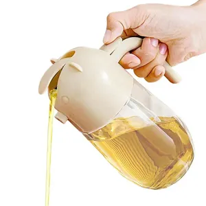 Botellas de almacenamiento Olive Oil Sprayer Mister Bottle Kitchen Dispenser 580 ml de olla para el hogar para freidoras de aire