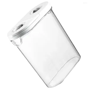 Bouteilles de rangement Snack Box Kitchen Food Container Milk Power Scellant (blanc)