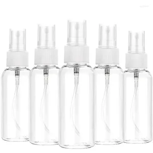 Bouteilles de stockage Transparent clair PET plastique vaporisateur voyage parfum liquide Toner vide bouteille rechargeable conteneur 10/30/50/60/100 ml