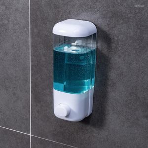 Bouteilles de rangement distributeur de savon mural douche pressée à la main shampooing Lotion conteneur pour maison chambre salle de bains El toilette M68E