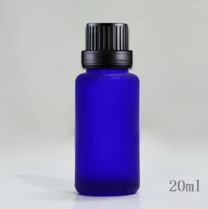 Bouteilles de rangement en gros en verre de bouteille d'huile de haute qualité 20 ml de débogage givré