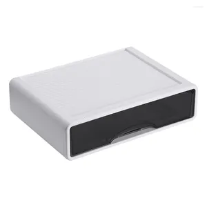 Cajas de almacenamiento Caja de escritorio Refrigerador Organizador Cajones Escritorio Cajón Papelería Bandejas Pp Apilable Baño