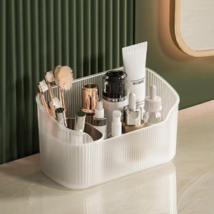 Boîtes de rangement maison grille boîte de tri armoire à miroir cosmétique maquillage brosse poubelle bureau articles divers organisateur étui à parfum conteneur