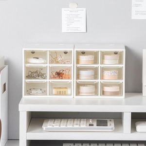 Boîtes de rangement Simple boîte cosmétique tiroir de bureau divers étui petits objets maquillage décoration de la maison clés
