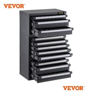 Tiroirs de rangement Ders Vevor Empilable Drill Bit Dispenser Organizer Armoret 3 Pièces Kit 5 der Workshop Hardware Car Boîte de maintenance DR DHPKH