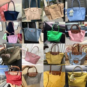 Liquidación de la tienda Diseñador al por menor Tote Monedero Bolso Paño 2024 Moda Gran capacidad Solo Oxford Habitación Bolso Sac Tendencia Nylon Versátil Bolsas plegables Longchammp