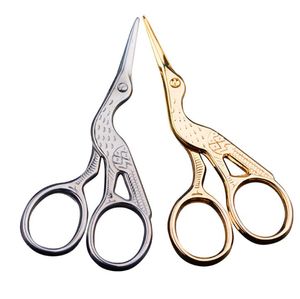 Stork Shape Sewing Scissors Sundries Stainless Steel Tailor Scissorses Sharp Sewings Shears For Embroidery Craft Art Work SN3450