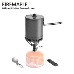 Stoves Fire Maple Petrel 251g Ultralight Cooking System Lightweight Outdoor Gas Folding Fork Portable for Hiking Travel Camping 231025