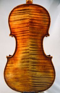 ¡Stradivari La Messie 1716! ¡Barniz aceitoso vintage italiano! ¡Violín de abeto europeo 4/4 3/4 hecho a mano! caso libre arco Aubert Bridg