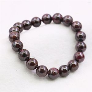 Brin 8mm Rond Rouge Naturel Grenats Bracelet Jaspers Pierre Perles Ornements Femmes Filles DIY Élastique Main Fasgion Fabrication De Bijoux Deisgn