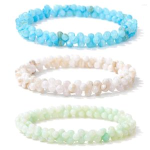 Bracelet en perles en forme d'adn pour hommes et femmes, en forme de coquillage, en nacre colorée, Heishi, style Boho, bijoux de plage