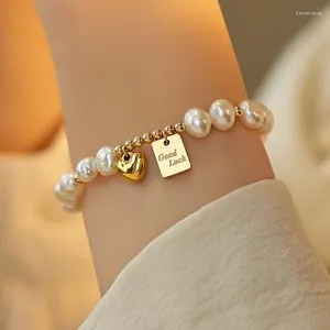 Bracelet de perle de Stand Lucky Lody Love Baroque pour femmes bijoux de festival de fête de fête des petits et haut de gamme Bijoux