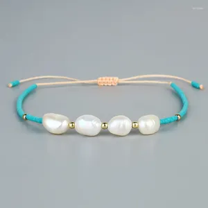 Strand KELITCH Shell Pearl Miyuki Bracelets d'amitié perlés faits à la main Wrap Boho Charm Bangle pour Femma
