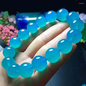 Brand Natural Mozambique Amazonite Gems Beads Bracelet 12 mm
