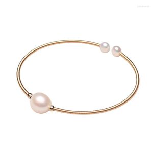 Strand Simple Elegant Pearlets Beads Cadena de cuentas redondas para joyas de encanto elástico de las mujeres