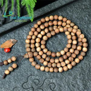 Brin en gros 10 pièces naturel branche aigre bois de santal Vietnam parfumé-bois perlé Bracelet 108 prière Mala Festival cadeau