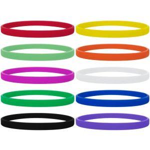 Brins 1pcs 6 mmthin largeur de largeur de largeur sans mot de couleur solide caoutchouc hommes femmes sport bracelet silicone bracelet cadeau bijoux en gros