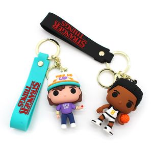 Stranger Things Llavero Juguetes Correas Encanto Horror Thriller American TV Series Ornamento Llavero Coche Bolsa Colgante Envío Gratis