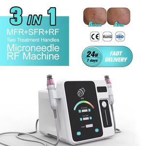 Stretch Mark Scar Acné Retirer le visage du corps Traitement corporel Haute fréquence Machine faciale micro-aiguille Golden RF Micro Needling Dispositif en vente